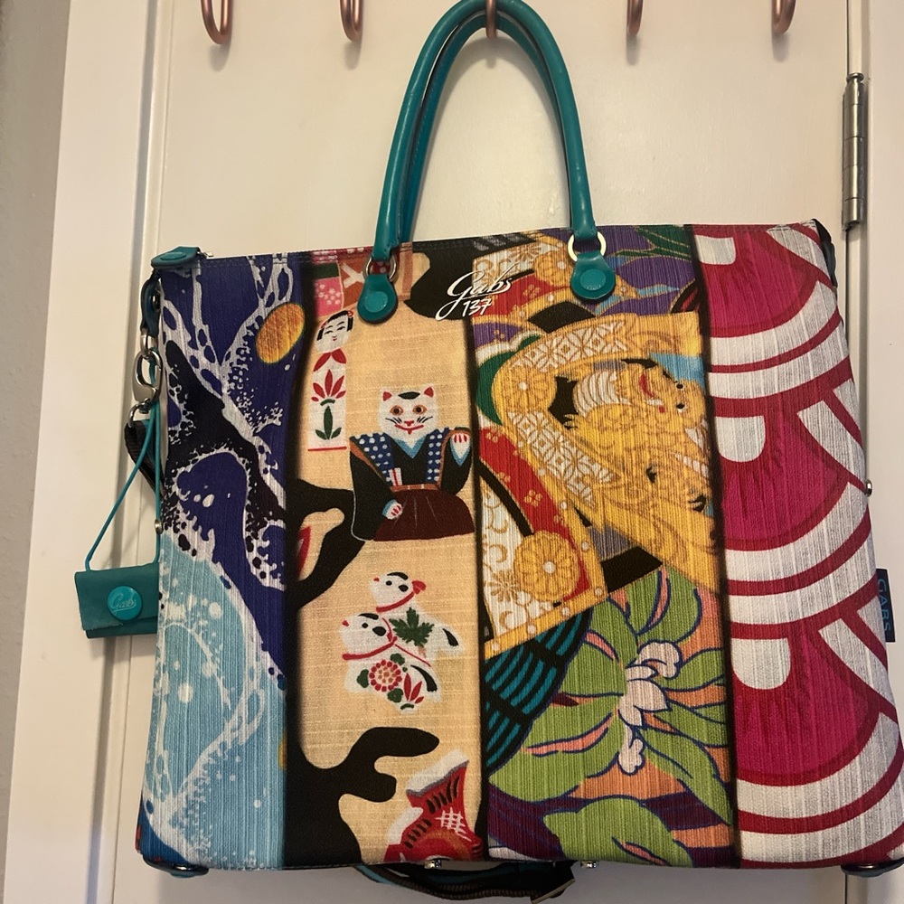 made and purchased in italy. gabs brand real leather